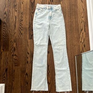 Zara light blue jeans. Super soft. Size 2